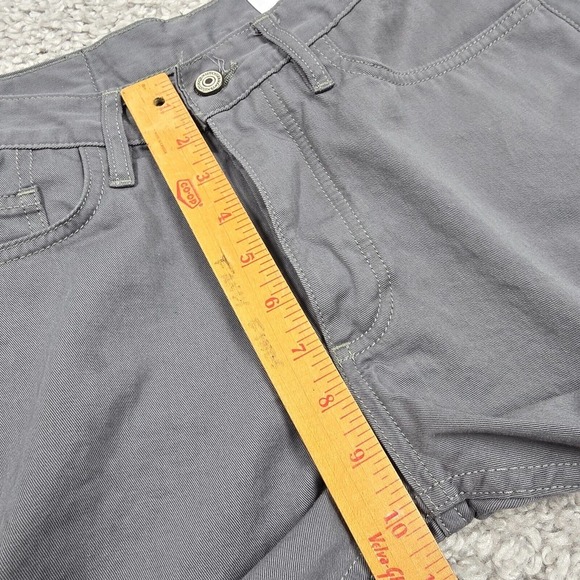 Gustin Pants Men 33 (Fits 30x32) Gray Straight Button Fly Twill Five Pocket READ - Picture 12 of 15